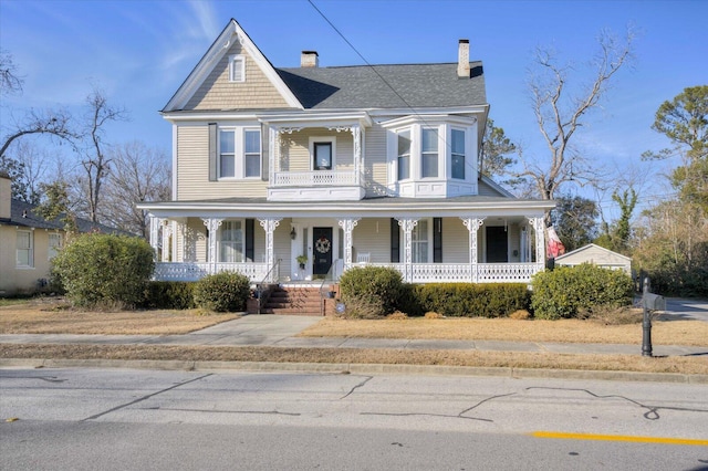 victorian home with a porch