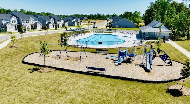 942 Newburn Dr, North Augusta, SC 29860 - community pool featuring a residential view