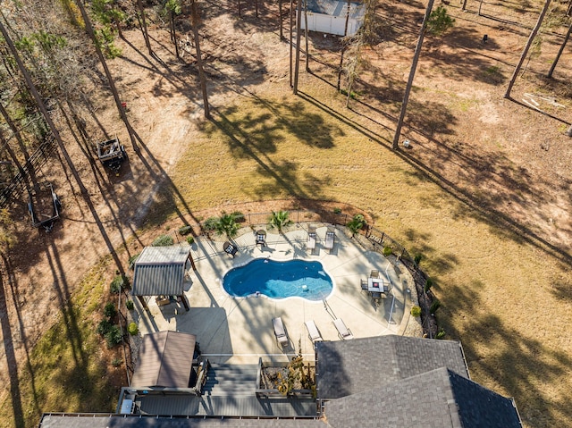 5416 Old Washington Rd, Evans, GA 30809 - aerial view of a pool area