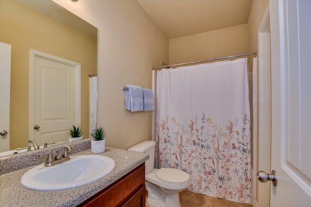 324 Congling Cir, Grovetown, GA 30813 - bathroom with vanity, toilet, and a shower with shower curtain