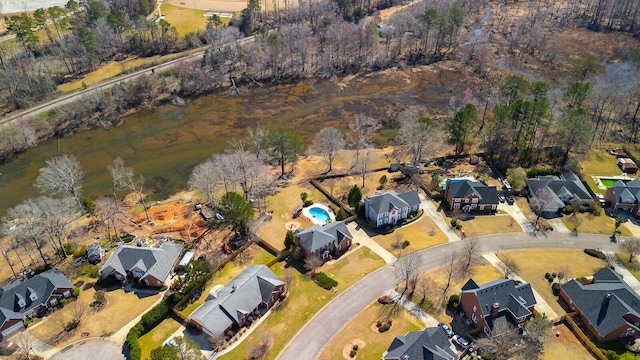 bird's eye view featuring a residential view