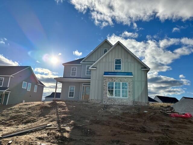 view of rear view of property