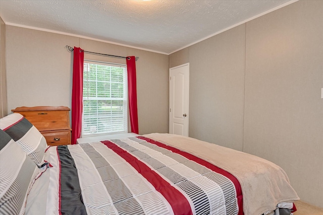 1711 Carolyn Lake Cir, Thomson, GA 30824 - bedroom featuring ornamental molding and a textured ceiling