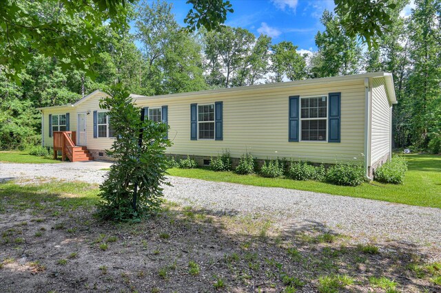 1711 Carolyn Lake Cir, Thomson, GA 30824 - manufactured / mobile home featuring crawl space