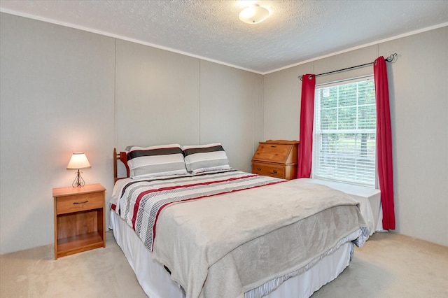 1711 Carolyn Lake Cir, Thomson, GA 30824 - carpeted bedroom featuring a textured ceiling and crown molding