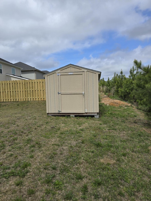 437 Arrowwood Dr, Grovetown, GA 30813 - view of shed with fence