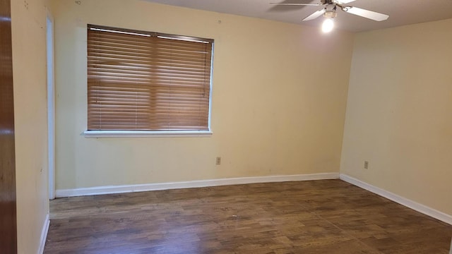 2929 Dahlia Dr, Augusta, GA 30906 - empty room featuring wood finished floors and ceiling fan