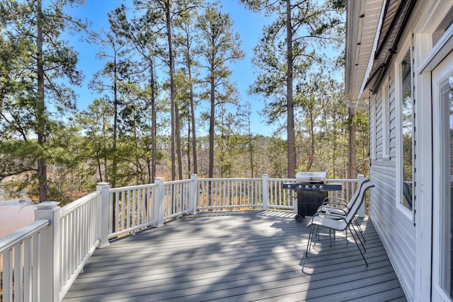 341 Crown Pt, Mccormick, SC 29835 - deck with a grill