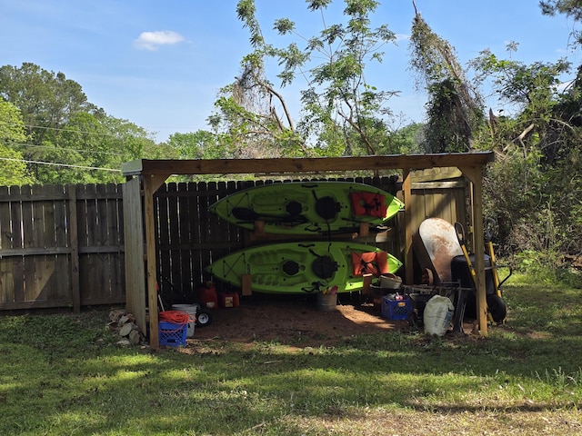 6712 Janes Rd, Appling, GA 30802 - view of car parking featuring fence