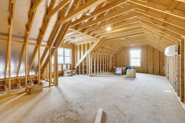 151 Commonwealth Way, Aiken, SC 29803 - attic with a wall mounted air conditioner