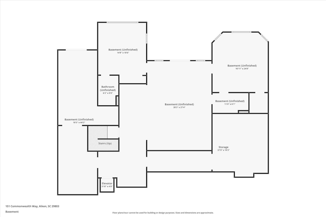 151 Commonwealth Way, Aiken, SC 29803 - view of property floor plan