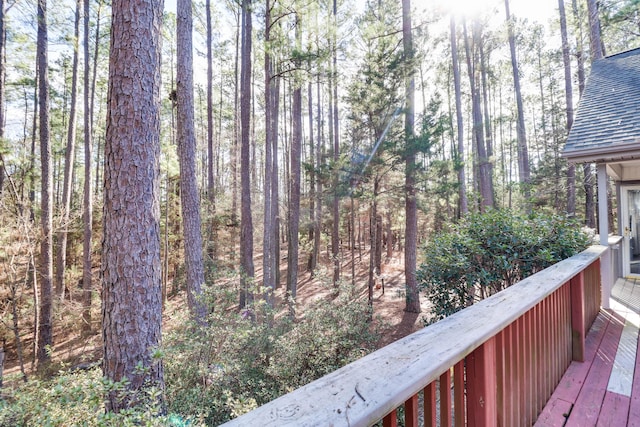 view of deck