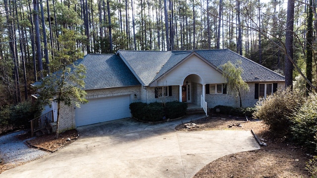 309 Misty Cv, Mccormick, SC 29835 - ranch-style home with a porch and a garage