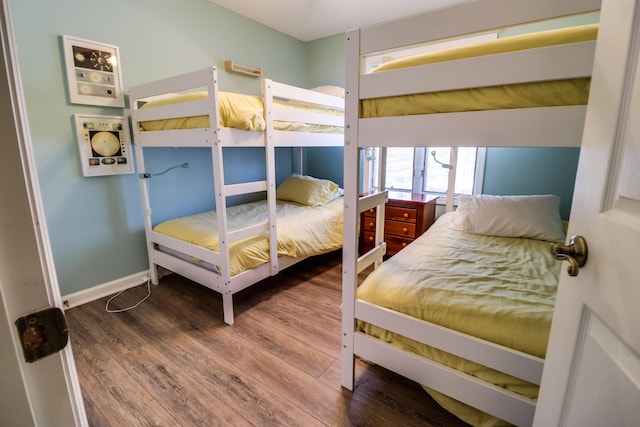 bedroom featuring hardwood / wood-style floors