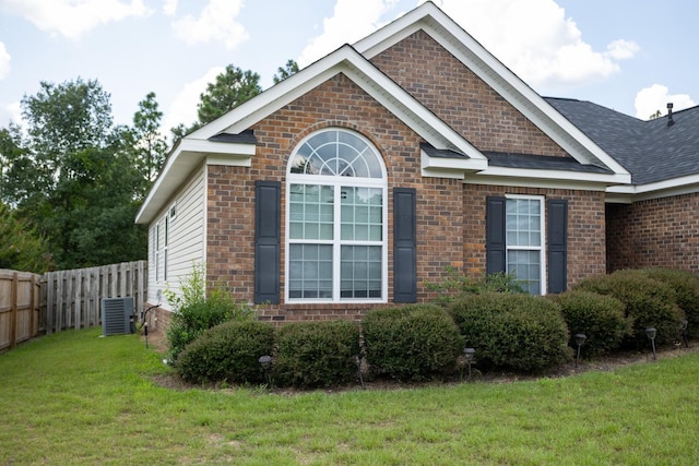 3107 Camden Way, Graniteville, SC 29829 - view of side of home with brick siding and a central AC unit