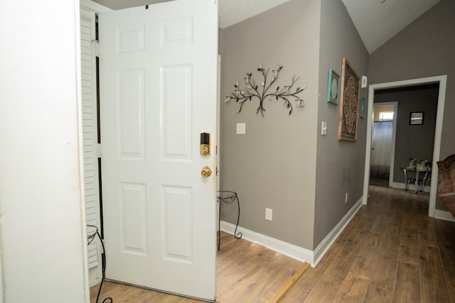 3107 Camden Way, Graniteville, SC 29829 - foyer entrance with light wood finished floors and vaulted ceiling
