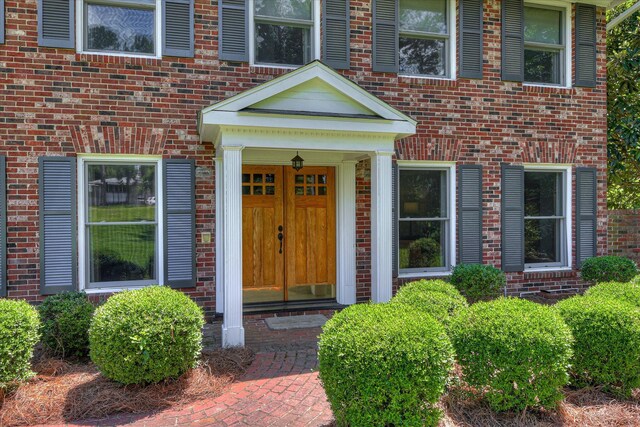 802 Dunbarton Dr, North Augusta, SC 29841 - property entrance with brick siding