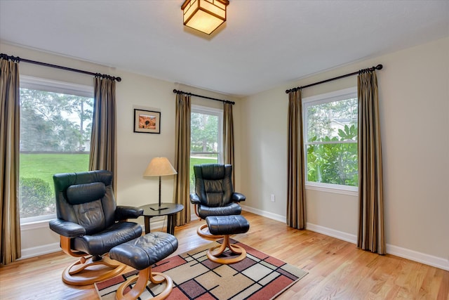 802 Dunbarton Dr, North Augusta, SC 29841 - living area with plenty of natural light and light wood-style floors