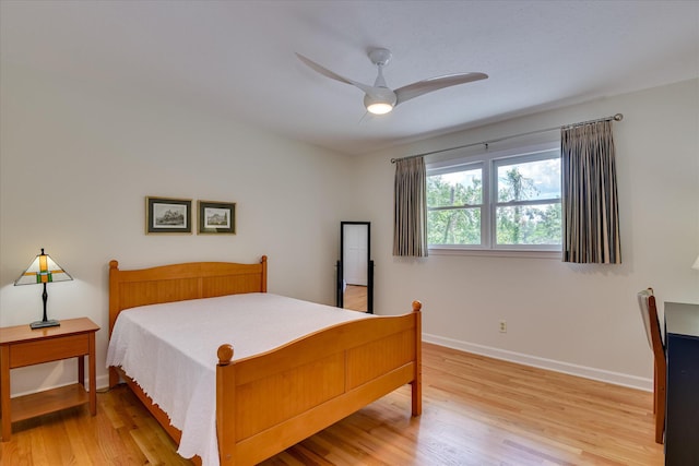 802 Dunbarton Dr, North Augusta, SC 29841 - bedroom with light wood finished floors and ceiling fan