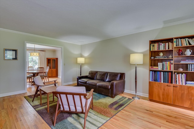 802 Dunbarton Dr, North Augusta, SC 29841 - living room with light wood-style floors and ornamental molding