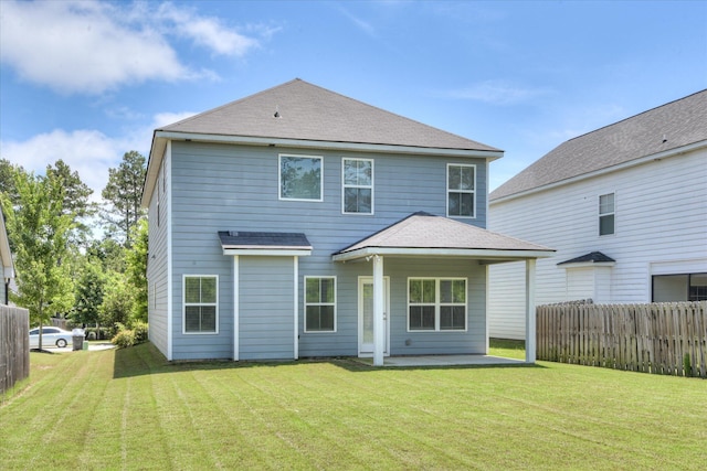 5816 Whispering Pines Way, Evans, GA 30809 - back of property with a patio and a shingled roof