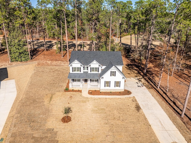 view of front of house featuring covered porch