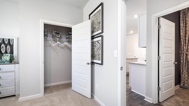 view of closet