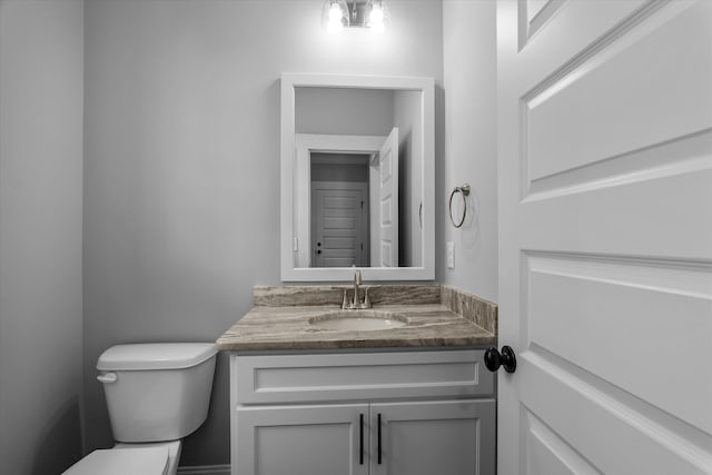 831 Whitney Shoals Rd, Evans, GA 30809 - half bath featuring toilet and vanity