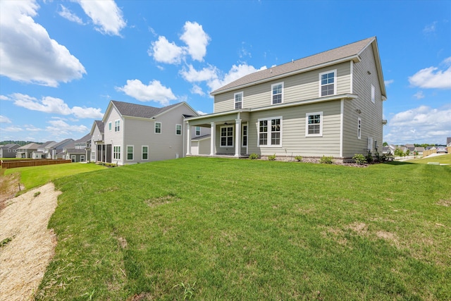 831 Whitney Shoals Rd, Evans, GA 30809 - back of property with a yard and a residential view