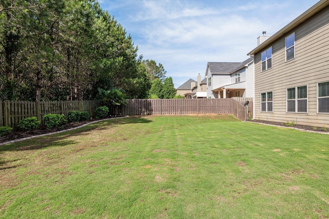 view of yard