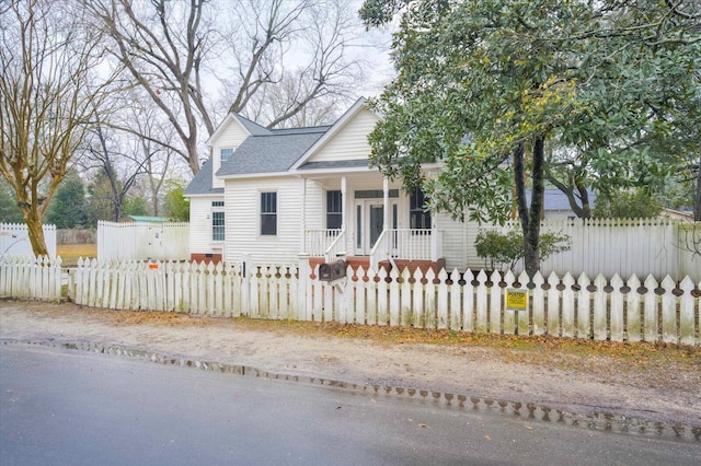 view of front of property