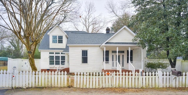 view of front of property