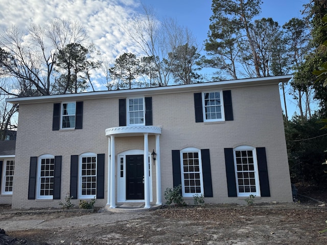 view of colonial inspired home