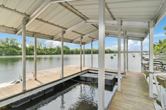 29 Savannah River Pl, North Augusta, SC 29841 - view of dock with a water view