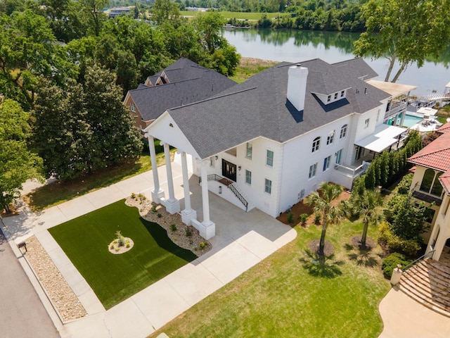29 Savannah River Pl, North Augusta, SC 29841 - aerial view featuring a water view