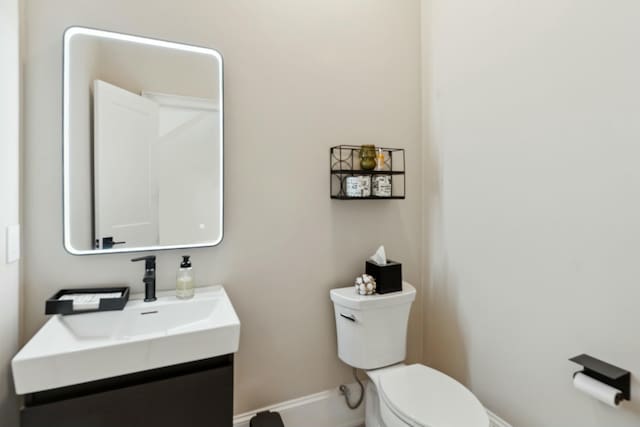 29 Savannah River Pl, North Augusta, SC 29841 - bathroom featuring toilet, baseboards, and vanity