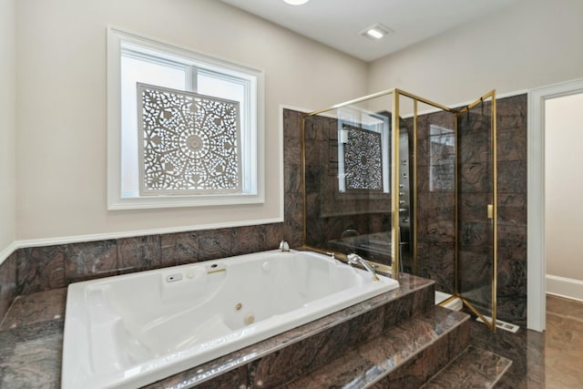 29 Savannah River Pl, North Augusta, SC 29841 - full bath featuring a whirlpool tub and a stall shower