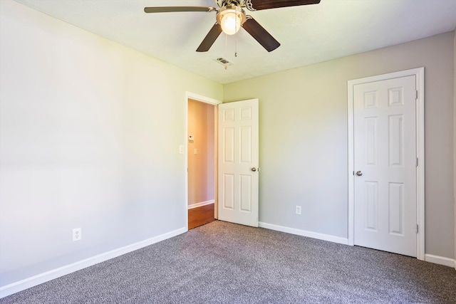 661 Kemper Dr, Evans, GA 30809 - unfurnished bedroom with carpet flooring and ceiling fan