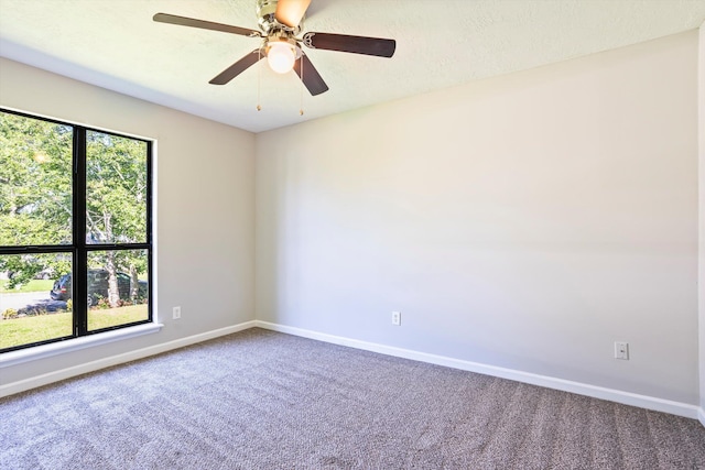 661 Kemper Dr, Evans, GA 30809 - spare room with carpet and ceiling fan