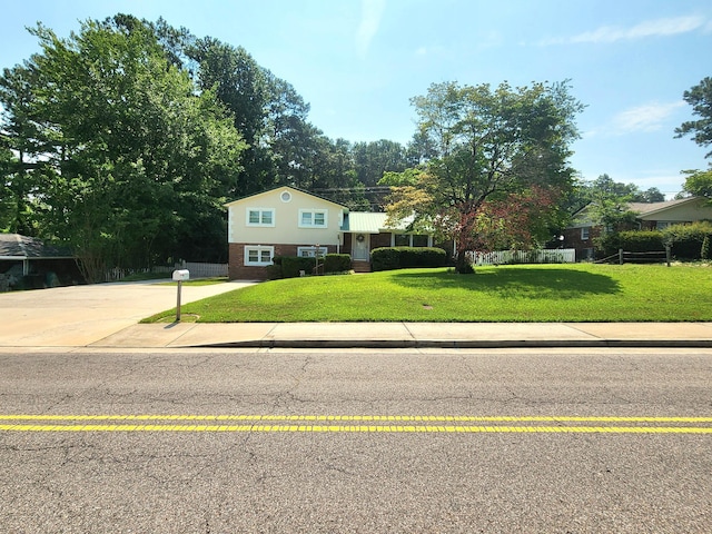 2023 Pisgah Rd, North Augusta, SC 29841 - tri-level home with concrete driveway and brick siding