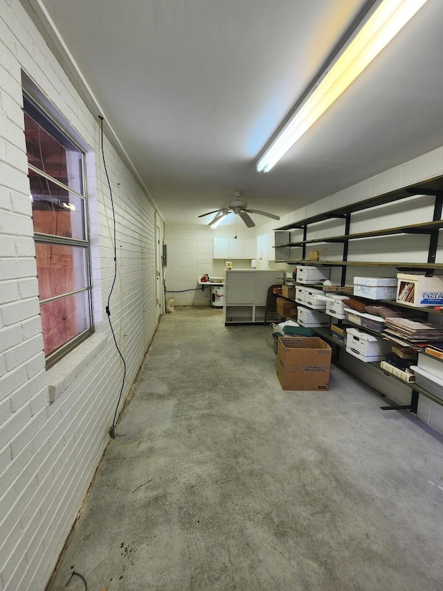 2023 Pisgah Rd, North Augusta, SC 29841 - garage featuring a ceiling fan