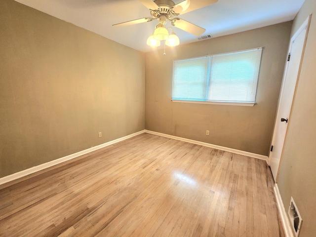 2023 Pisgah Rd, North Augusta, SC 29841 - unfurnished room featuring light wood finished floors and a ceiling fan
