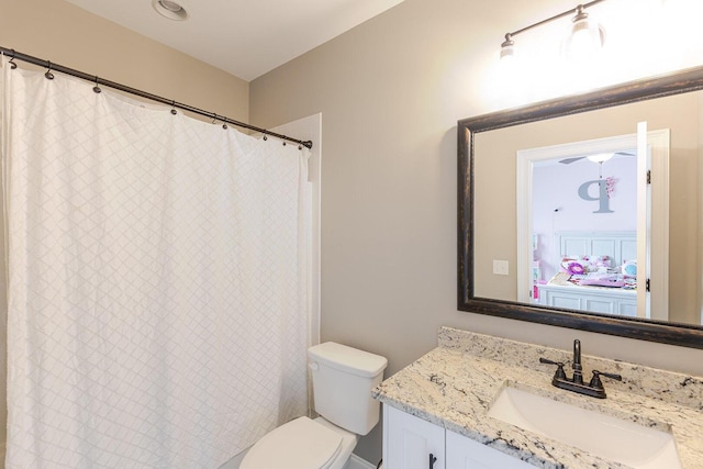 719 Nuttall St, Evans, GA 30809 - bathroom featuring vanity and toilet