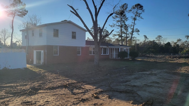 view of rear view of house