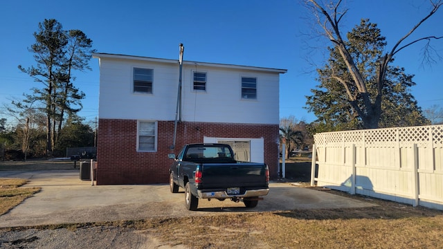 view of rear view of property