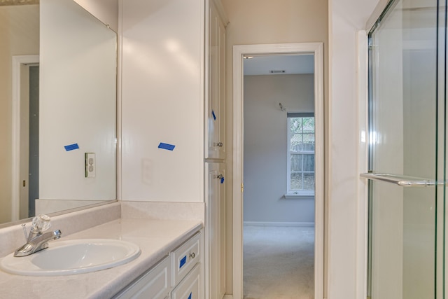 215 Mineral Ct, Evans, GA 30809 - full bathroom with vanity and a shower with door