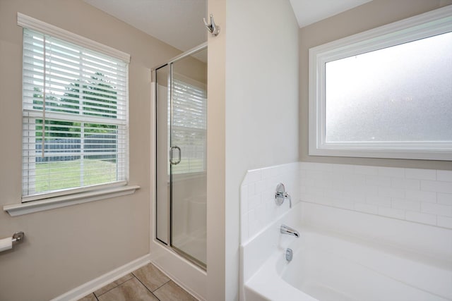 5186 Copse Dr, Augusta, GA 30909 - full bath featuring plenty of natural light, tile patterned flooring, and a stall shower