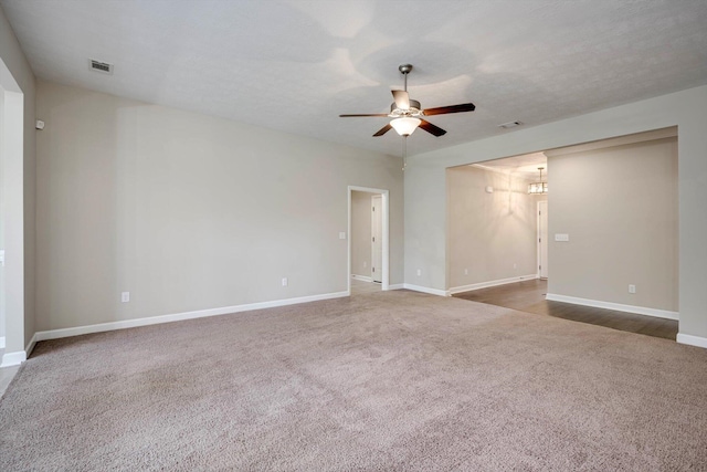 5186 Copse Dr, Augusta, GA 30909 - empty room with carpet flooring and ceiling fan