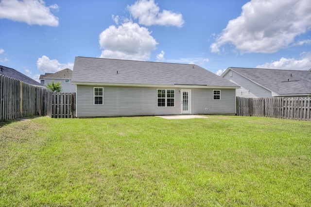 5186 Copse Dr, Augusta, GA 30909 - back of property featuring a fenced backyard and a patio area