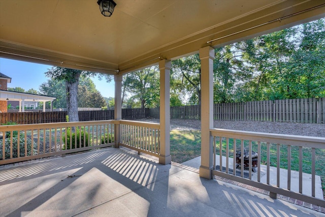 view of patio